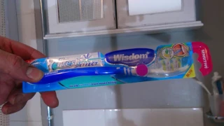 Wisdom fresh effect sensitive toothbrush unboxing demo