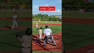 11U Center Field - Watch This Catch USSSA Baseball (Tennessee Nationals) playing Ramblers (Web Gem)