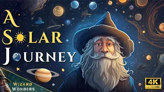 A Solar Journey: Guided Sleep Meditation Space Documentary of our Solar System | Wizard Voice ASMR