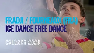 FRADJI / FOURNEAUX (FRA) | Ice Dance Free Dance | Calgary 2023 | #WorldJFigure