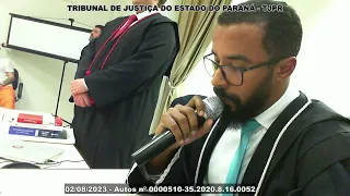 Tribunal do Júri Barracão/PR - Autos nº 0000510-35.2020.8.16.0052