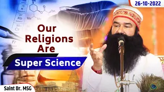 Our Religions Are Super Science | Live From Barnawa, UP | 26th October 2022 | Saint Dr. MSG