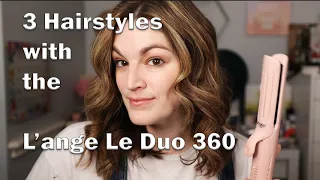 How to use the L'ange Le Duo - 3 HAIRSTYLES - beachy waves, straight, and curly