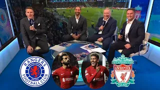 Rangers vs Liverpool 1-7 Mohamed Salah Hat-trick⚽⚽⚽ Virgil van Dijk And Rio Ferdinand Reaction