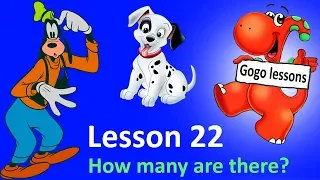 English Lesson 22 – How many are there? Count to 100 | ENGLISH VIDEO COURSE FOR KIDS