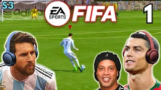 Messi & Ronaldo play FIFA - The RONALDINHO Special!