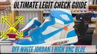ULTIMATE LEGIT CHECK GUIDE | AIR JORDAN 1 OFF WHITE UNC | CAN THESE STILL BE LEGIT CHECKED????