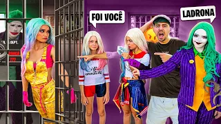 O CORINGA  A RAPINA E A ARLEQUINA VIRARAM LADRÕES E FORAM EXPULSOS!!