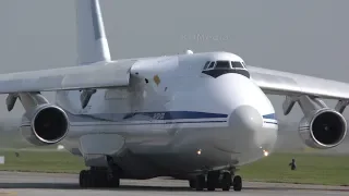 Antonov An-124 Ruslan departure RA-82035 Russian Air Force