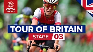 Tour Of Britain Stage 3 2019 Highlights Berwick Upon Tweed - Newcastle Upon Tyne | GCN Racing