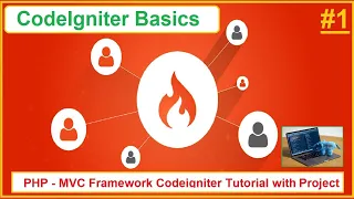 CodeIgniter Basics | PHP - MVC Framework CodeIgniter Tutorial with Project | Part 1