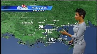 Wednesday: Lingering mist, breezy and cooler