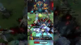 Outrageous play by Tinker God #dota2  #shorts #rampage
