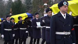 Поховання Дениса Монастирського і його колег, загиблих в авіакатастрофі