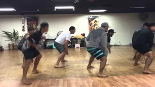 Nonosina Samoan Fa'ataupati Rehearsal 2015.