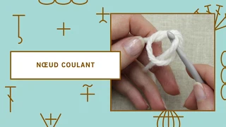 Cours de crochet n°3- Nœud coulant / Slip knot
