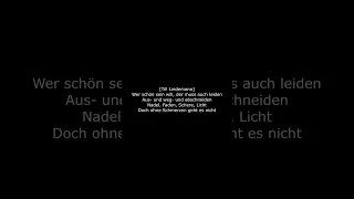 Rammstein - Zick Zack Lyrics 3 #rammstein #rammsteinfan #daily #fanmade #rockstar #lyrics  #creative