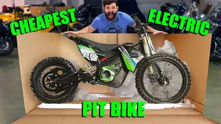 I BOUGHT the CHEAPEST ELECTRIC Pit Bike on the Internet