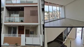 V161 || 4 bhk ultra luxury semi furnished villa with modern architecture design