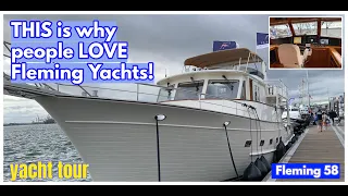$3.4M Fleming 58 | Motor Yacht Tour
