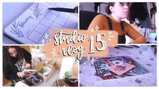 Studio Vlog 15 💫 lots of packaging, art book restock & crochet