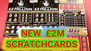 NEW"BIG DADDY"..2M JACKPOT SCRATCHCARDS..GOLD 7s...£100 MULTIPLIER..GET FRUITY..BLACK GOLD..CASHWORD