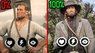 How fast can I 100% Arthur in Red Dead Redemption 2