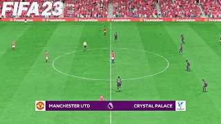 FIFA 23 | Manchester United vs Crystal Palace - Premier League Season - PS5 Full Gameplay