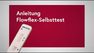 Antigen-Selbsttests für Schülerinnen und Schüler der Sekundarstufe I – Flowflex