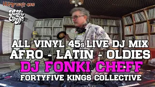 All vinyl latin, oldies 45s  Fonki Cheff for Forty-five kings.