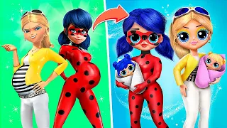 Ladybug or Chloe: Who Is the Best Mommy? 28 LOL OMG DIYs
