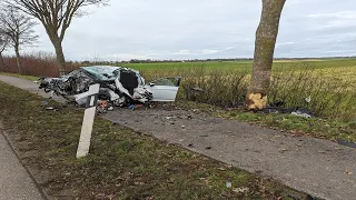 Tödlicher Verkehrsunfall auf der L19 höhe Gerderhahn