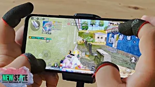 HANDCAM GAMEPLAY ON ERANGEL WITH ASUS ROG 6 - AEROACTIVE COOLER 6 | PUBG: NEW STATE MOBILE