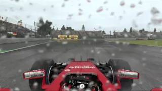 F1 2015 PS4 Gameplay @ Rain Mexico 1080P 60fps