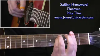 Donovan Sailing Homeward | Guitar Play Thru
