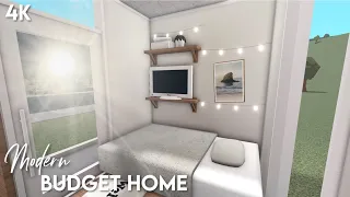 4k No-Gamepass Modern Budget House | Bloxburg ROBLOX speedbuild