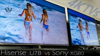 Hisense U7B vs Sony XG80 Smart TV