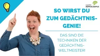 Gedächtnis verbessern mit der Loci-Methode! - Das sind die Techniken der Gedächtnis-Weltmeister!