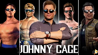 Mortal Kombat JOHNNY CAGE Evolution 1992-2023 | 2K 60FPS