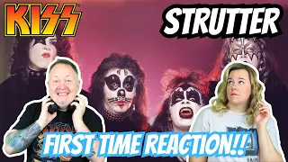 Legendary Riffs Captivate: Girlfriend's First Time Reaction to Kiss' "Strutter"