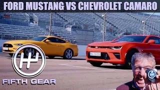 Ford Mustang V8 GT VS Chevrolet Camaro V8 - The COMPLETE challenge! | Fifth Gear