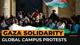 Campus Gaza solidarity protests go global | Al Jazeera Newsfeed