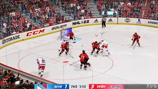 NHL 22 - New York Rangers vs Washington Capitals - Gameplay (PS5 UHD) [4K60FPS]