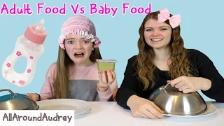 Parents Food vs. Kids Food Challenge (Funny)/ AllAroundAudrey