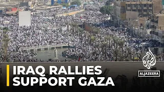 Solidarity with Palestine: Thousands gather in central Baghdad