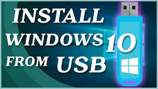 Download and Install Windows 10 from USB Flash Drive (Step-By-Step)