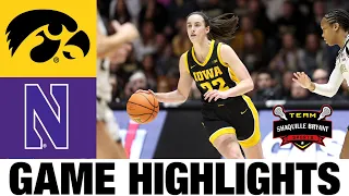 #3 Iowa vs Northwestern Highlights | NCAA Women's Basketball | 2024 College Basketball