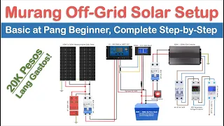 Pang Beginner at Budget Meal 12V Solar Off Grid Tutorial - Part 1