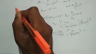 1.0 E due to charged wire of length L at point P (Cartesian form)