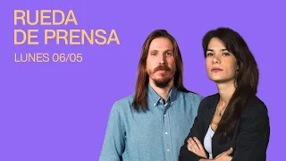 Rueda de prensa de Pablo Fernández e Isa Serra